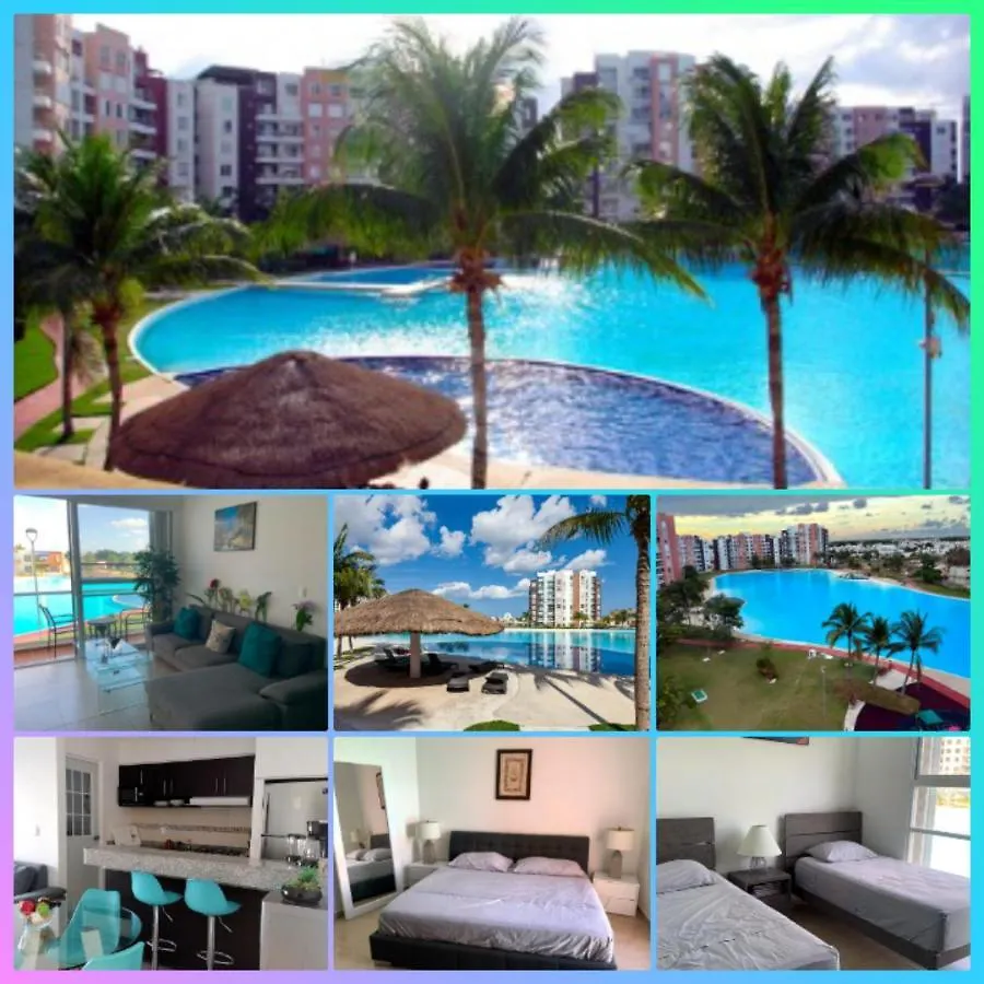 Departamento 'Hozanek' En Dream Lagoons Cancun Apartment